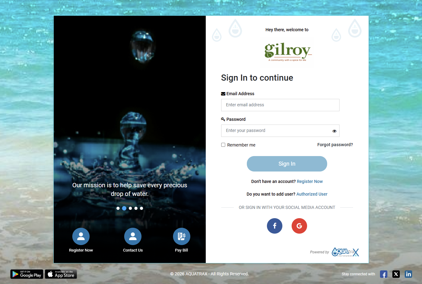 LoginfromOnlineBiller